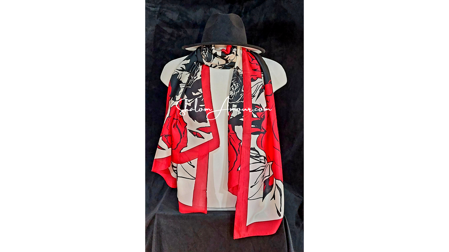 Fiona Silk Women's Scarf Accessories