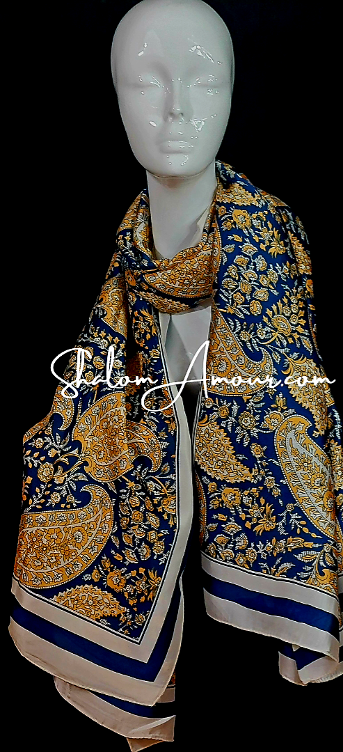 Ester Silk Women's Scarf  Accessories.  Gift for her.  Unique Gift For Woman.