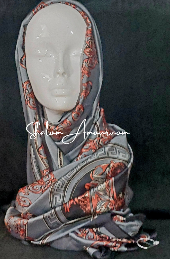 Fadila Silk Women's Scarf  Accessories.  Gift for her.  Unique Gift For Woman.