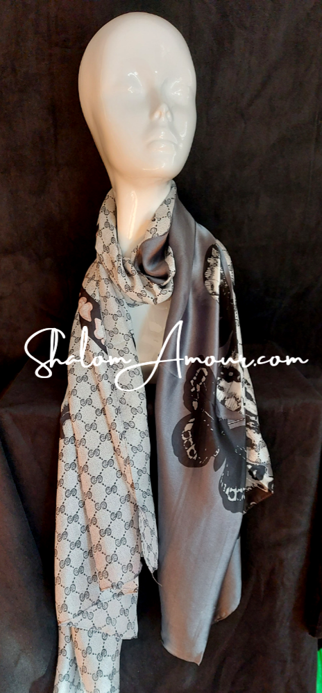Lucia Silk Women's Scarf  Accessories.  Gift for her.  Unique Gift For Woman.