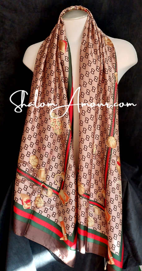 Athena Silk Women's Scarf Accessories. Gift for her. Unique Gift For W –  Shalom Amour & Co.