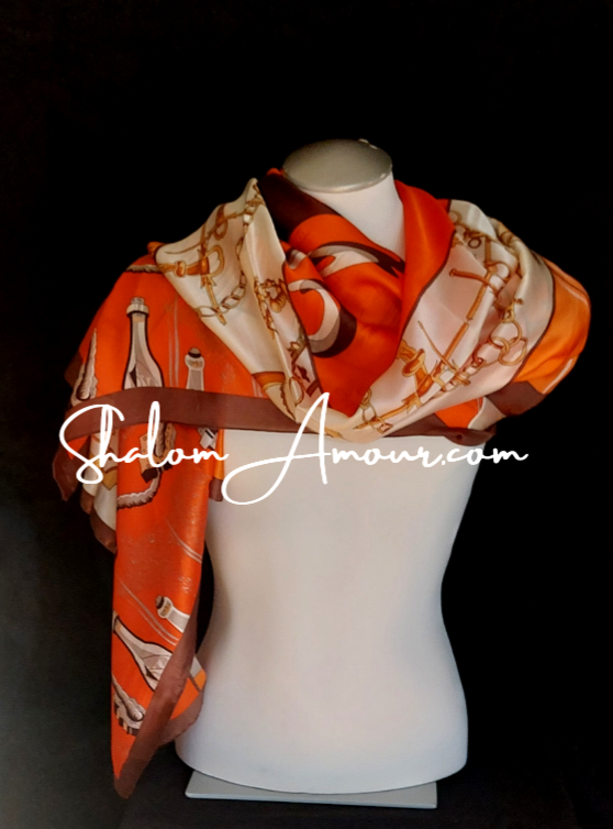 Cleo Silk Women's Scarf  Accessories.  Gift for her.  Unique Gift For Woman.