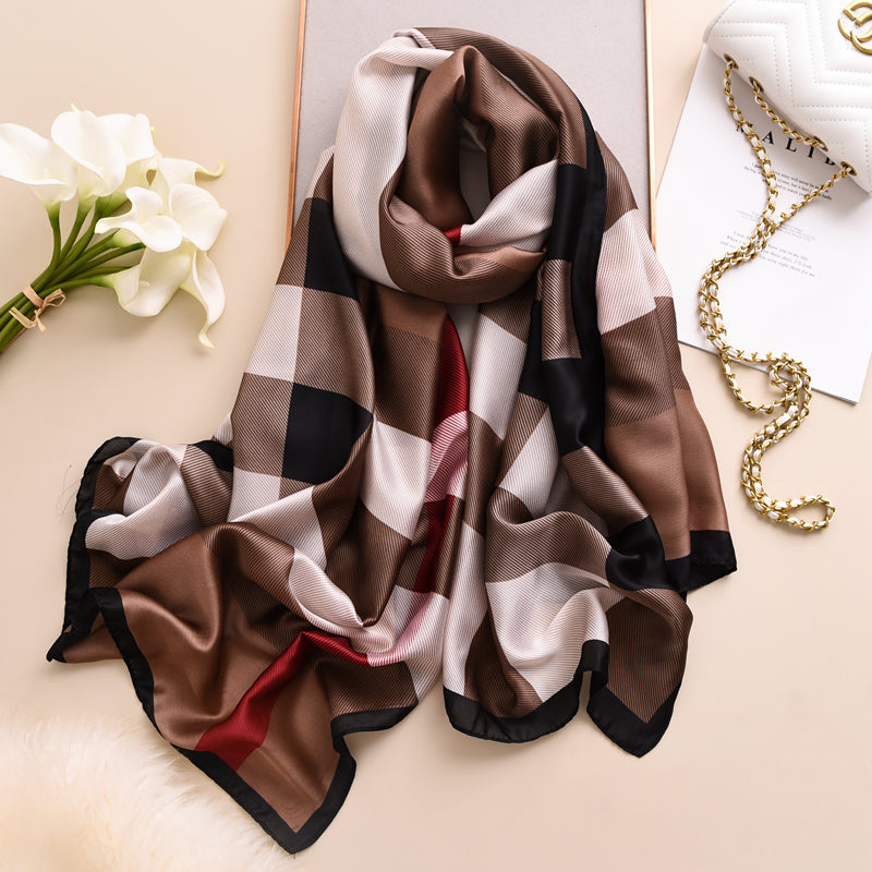 Yasmin Silk Women's Scarf  Accessories.  Gift for her.  Unique Gift For Woman.