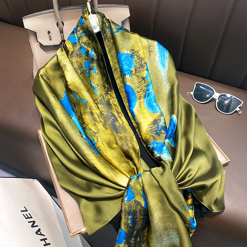 Charlotte Silk Women's Scarf  Accessories.  Gift for her.  Unique Gift For Woman.
