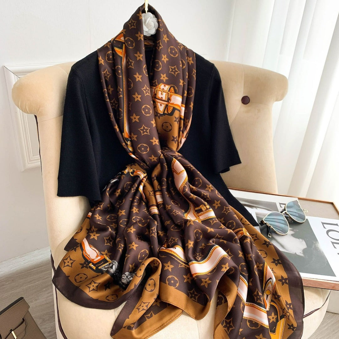 Louis Vuitton silky scarf, Accessories